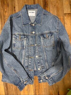 Old Navy Faded Blue Denim Jacket